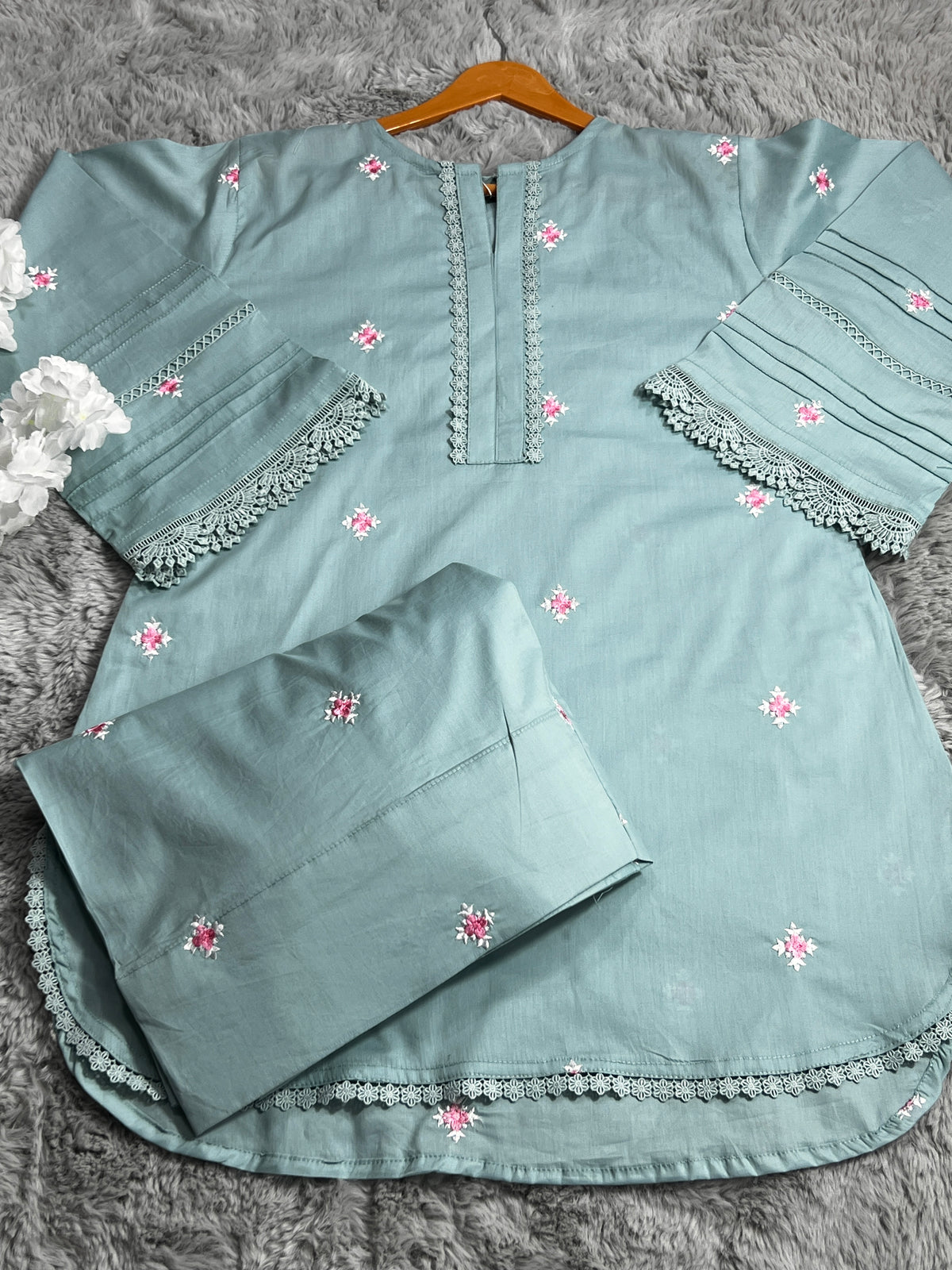 Embroidery farshi co-ord-set