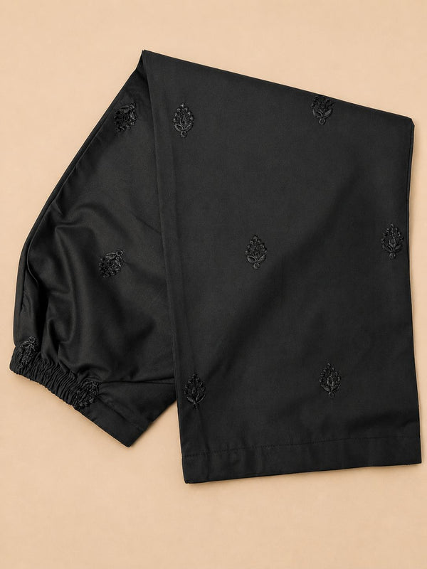 Boti Plazo - Black Embroidered