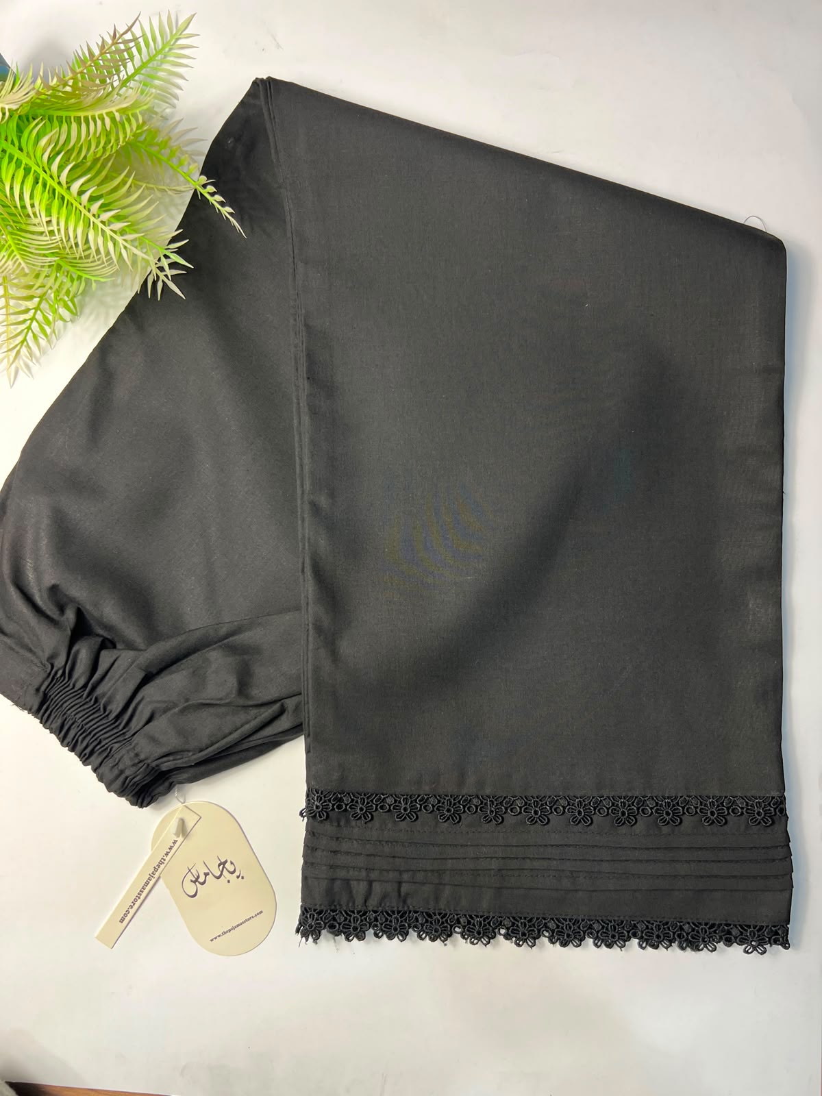 Black 4 Plate Plazo