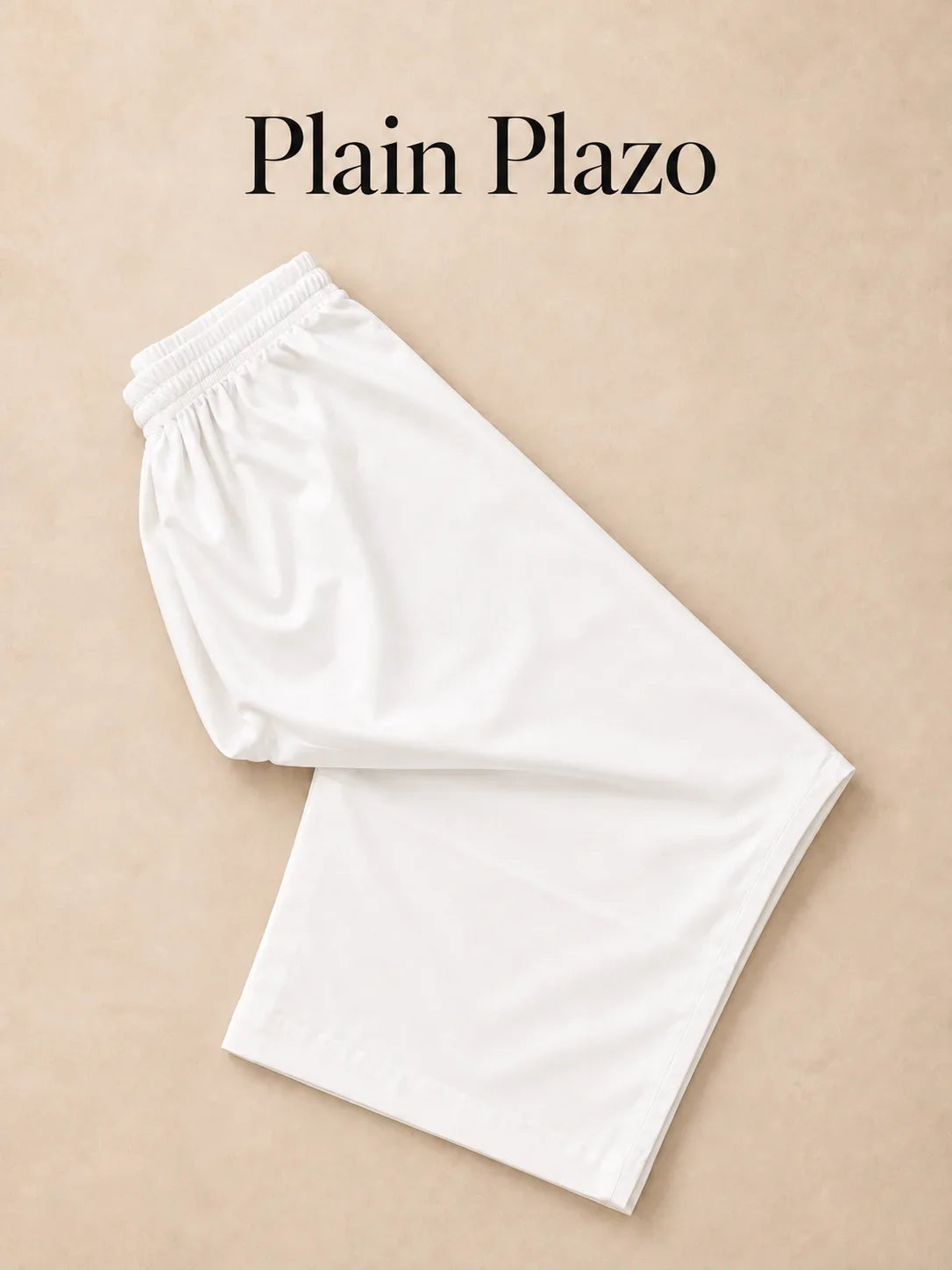 Plain plazo