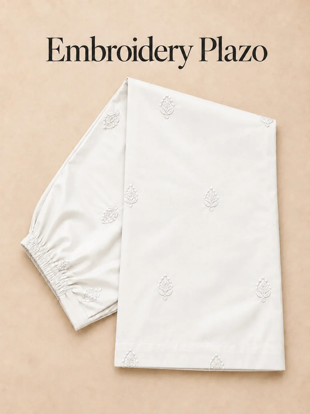 Embroidery Plazo