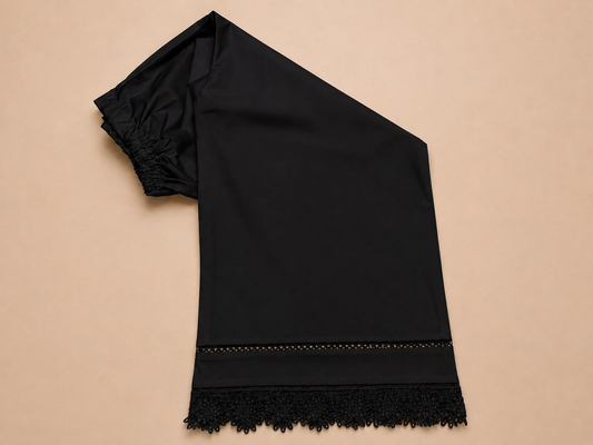Elegant lace black plazo