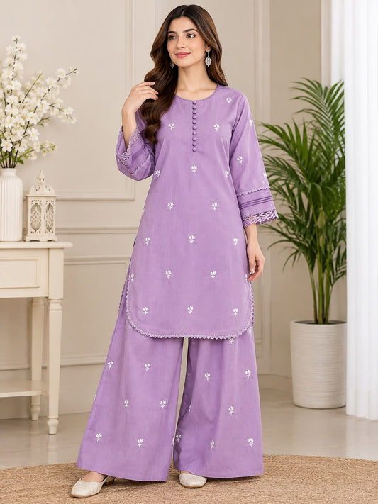Embroidery farshi co ord set