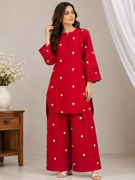 Embroidery farshi co ord set