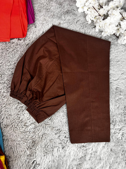 Plain Cotton Trouser – Elastic Waist & Straight Bottom