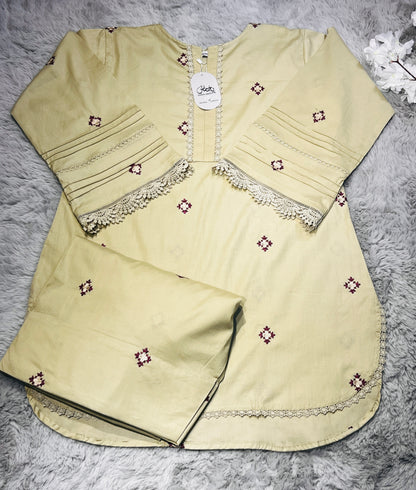 Embroidery farshi co-ord-set