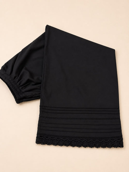 Black 6 Pentax 2 Lace Plazo