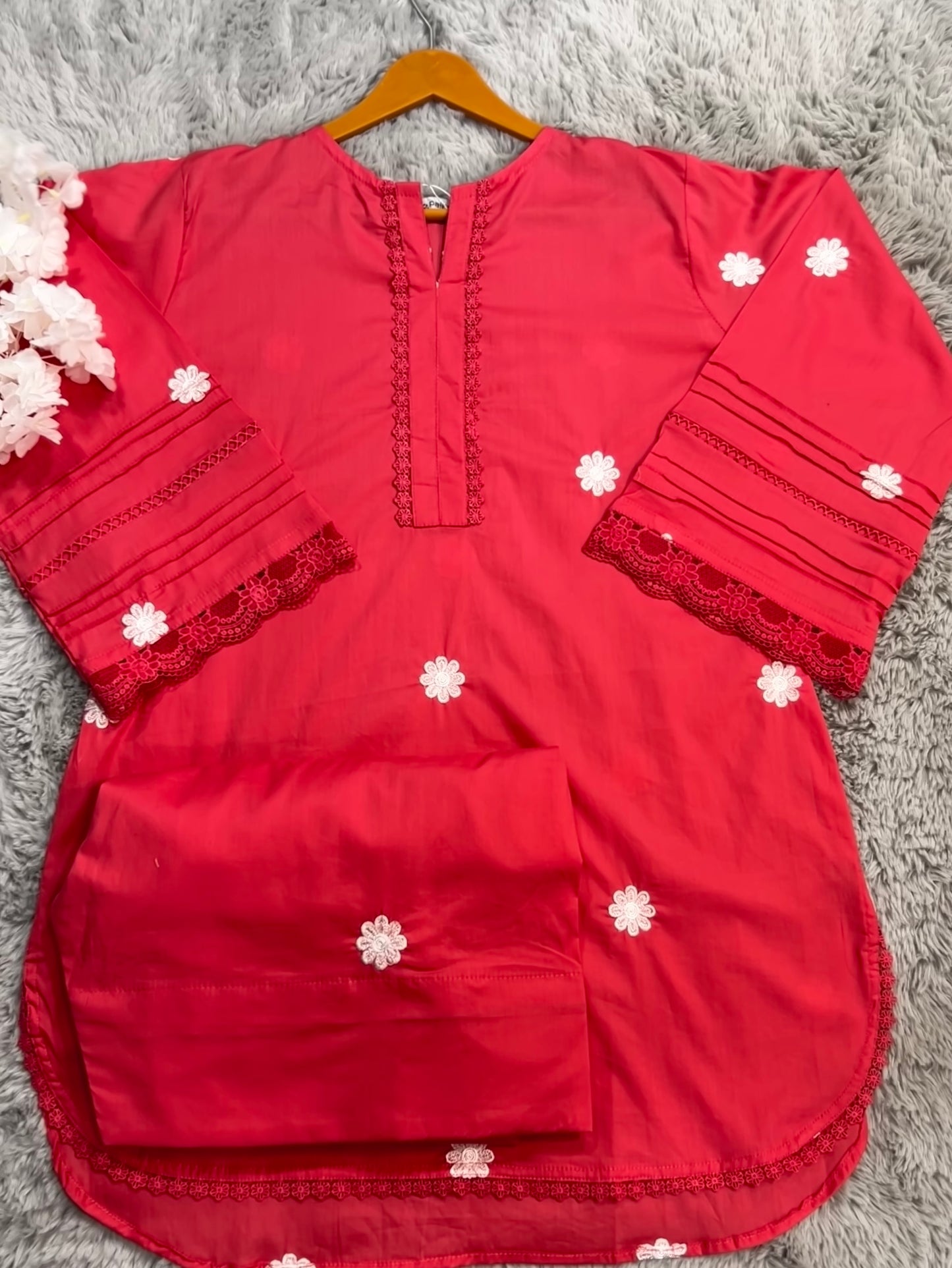 Embroidery farshi co ord set