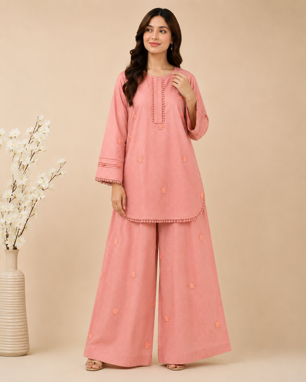 Embroidery Farshi Co-Ord set