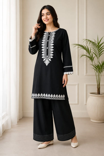 Embroidery Farshi Co-Ord Set