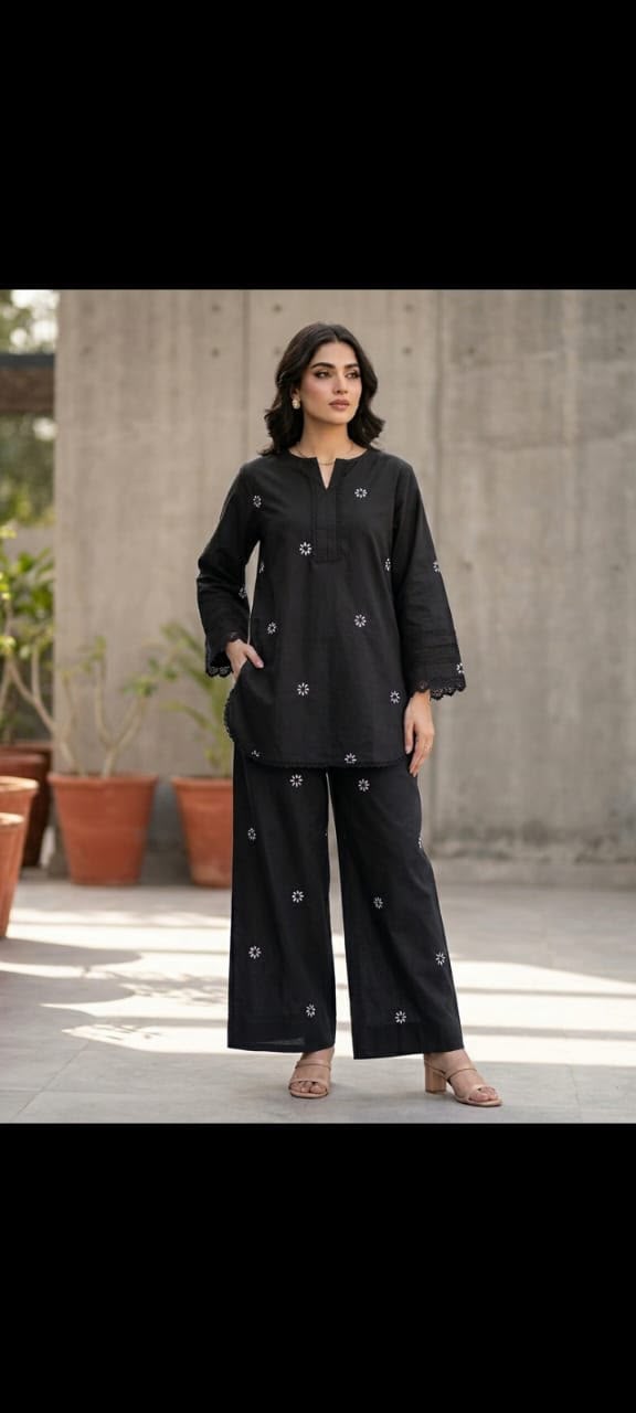 Embroidery Farshi Co Ord Set
