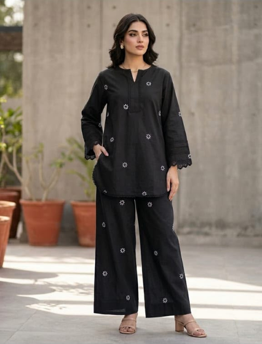 Embroidery Farshi Co Ord Set