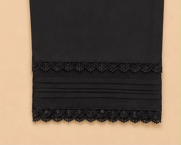 4 Plate 2 Lace Straight Trouser