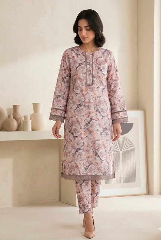 Floral Printed Lawn 2-Piece Suit