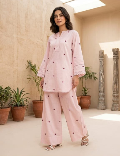 Embroidery Farshi Co Ord Set