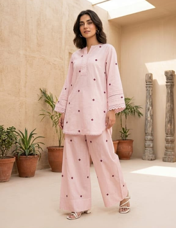 Embroidery Farshi Co Ord Set