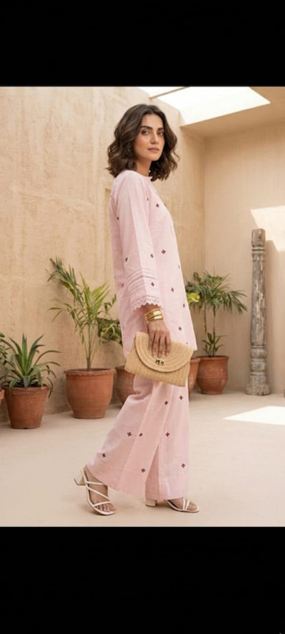 Embroidery Farshi Co Ord Set