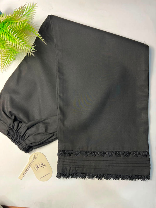 Black 4 Plate Plazo