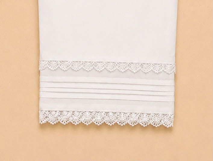4 Plate 2 Lace Straight Trouser