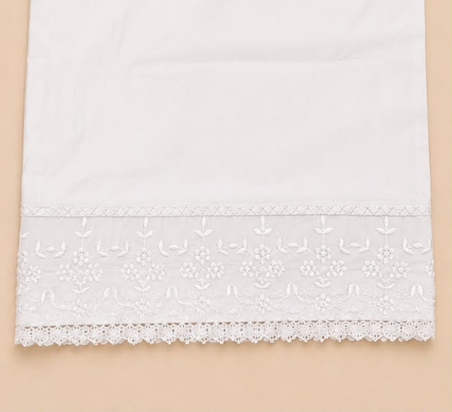 Embroidery elegant plazo
