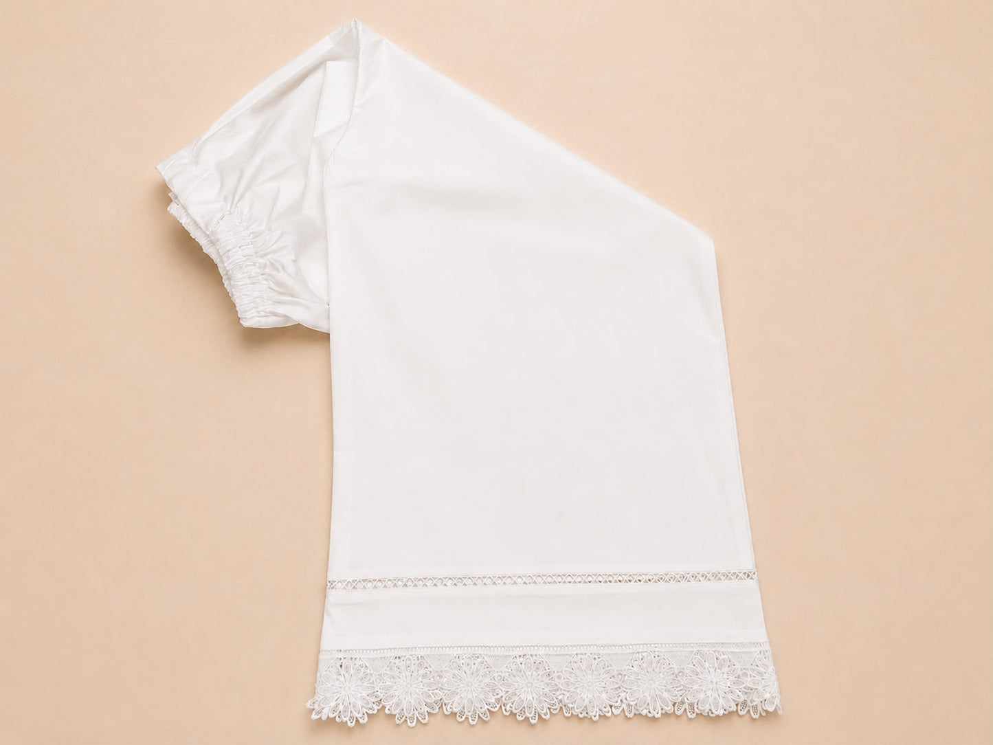 Elegant Off-White Lace Plazo