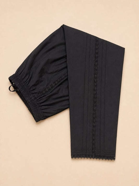 Side Lace Straight Trouser