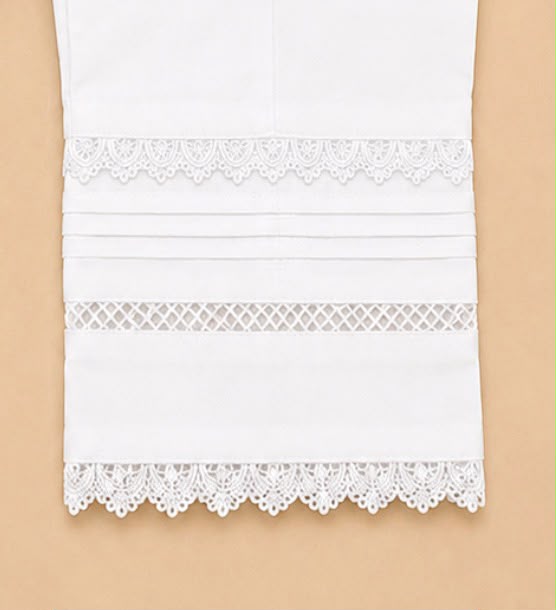 3 Plate 3 Lace Straight Trouser